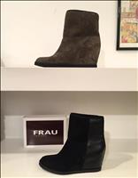 Stivaletto con Zeppa Interna in Nabuk